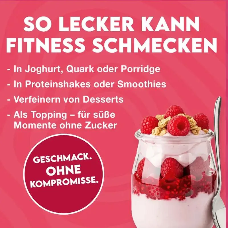 Inlead Flavor Powder Raspberry Yoghurt 90g - błonnikowy aromat słodzący w proszku bez cukru