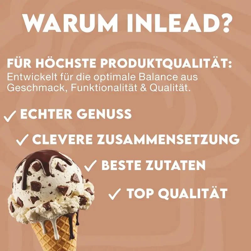 Inlead Flavor Powder Stracciatella 90g - błonnikowy aromat słodzący w proszku bez cukru