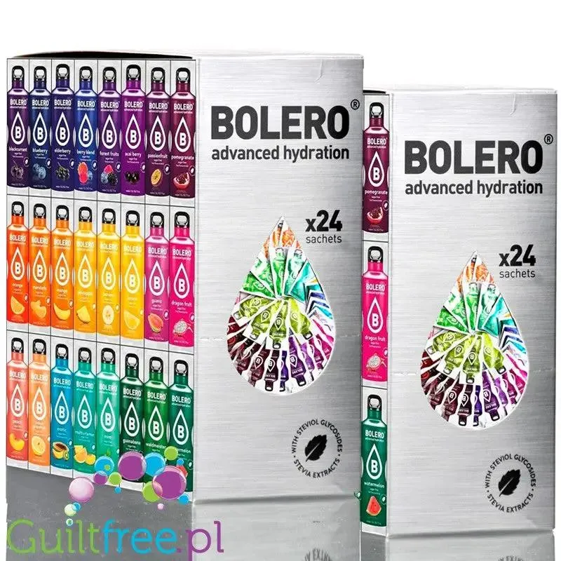 Bolero Drink Mix Smaków display 48 saszetek, 3g każda inna