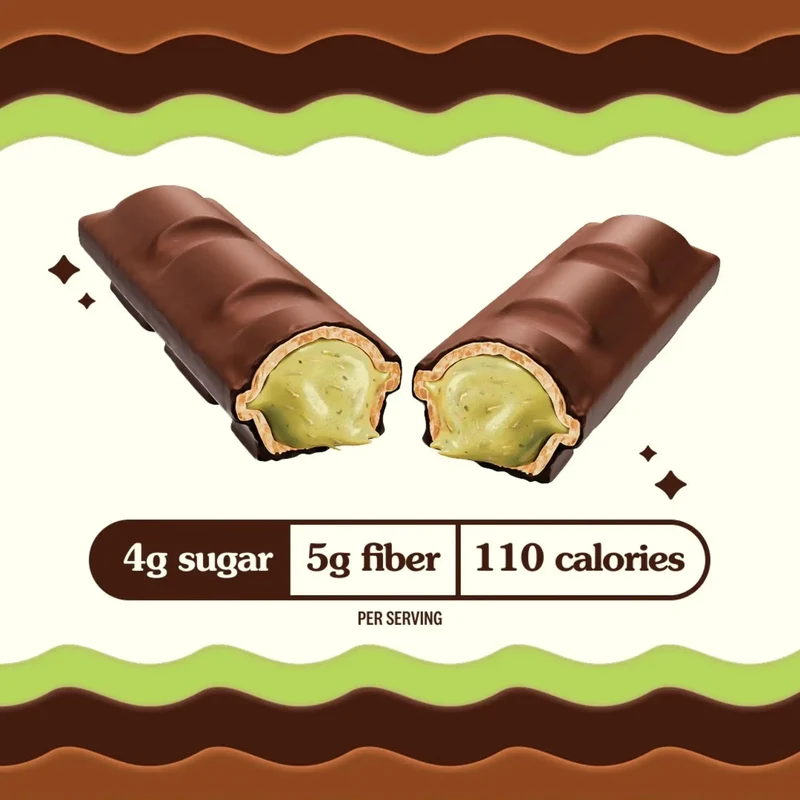 Rip Van Crispy Choco Dubai Choco Pistachio Creme Kunafa - wafelek w czekoladzie nadziewany kremem pistacjowym