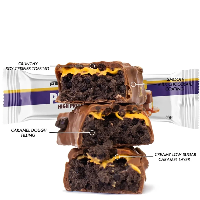 Per4m Protein Bar Chocolate Caramel - baton białkowy 20g białka z niskocukrowym karmelem w polewie czekoladowej