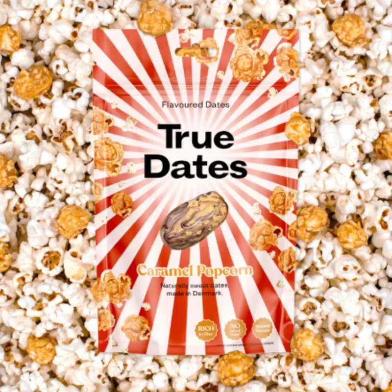 True Dates Caramel Popcorn - daktyle bez dodatku cukru o smaku karmelowego popcornu