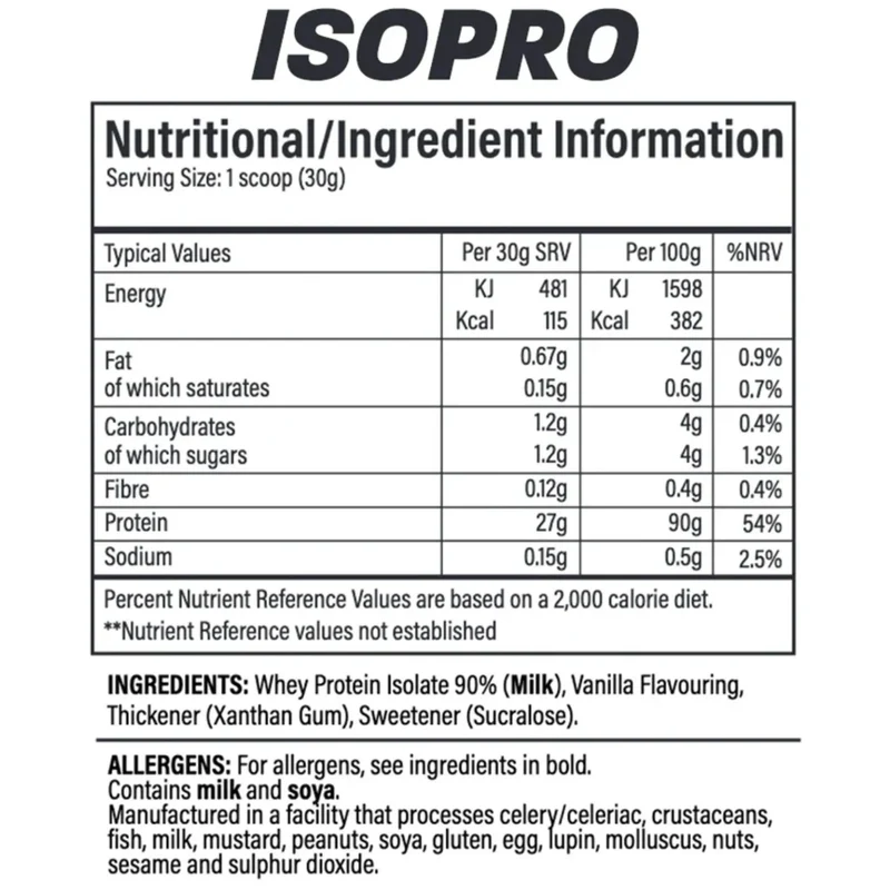 TBJP ISO PRO White Chocolate Hazelnut 1kg - odżywka białkowa WPI 90%, smak Białe Bueno