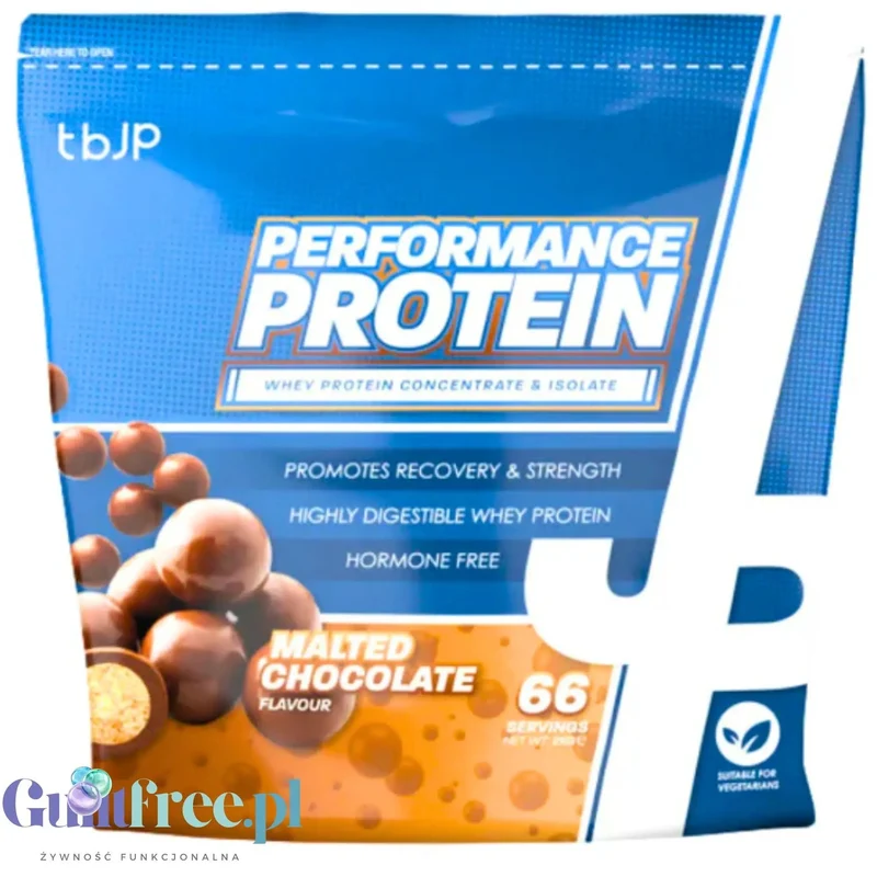 TBJP Performance Protein WPC & Isolate Malted Chocolate 2kg - odżywka białkowa WPC & WPI, smak Potrójna Czekolada
