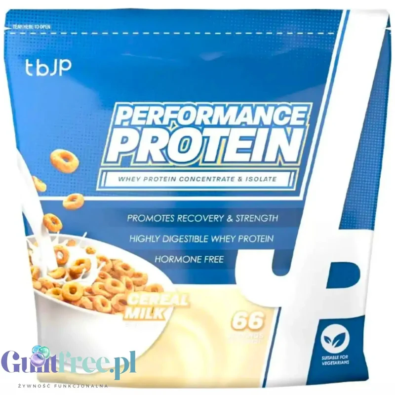 TBJP Performance Protein Whey & Isolate Cereal Milk 2kg - odżywka białkowa WPC & WPI