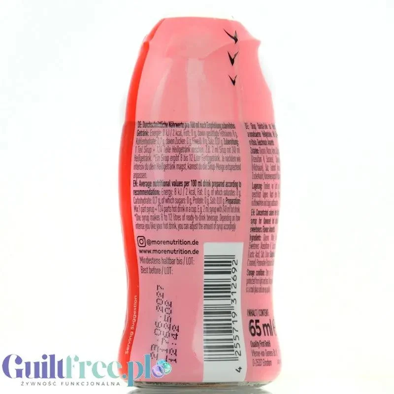 More Nutrition Zerup Amaretto - skoncentrowany syrop do kawy i herbaty bez cukru i kalorii