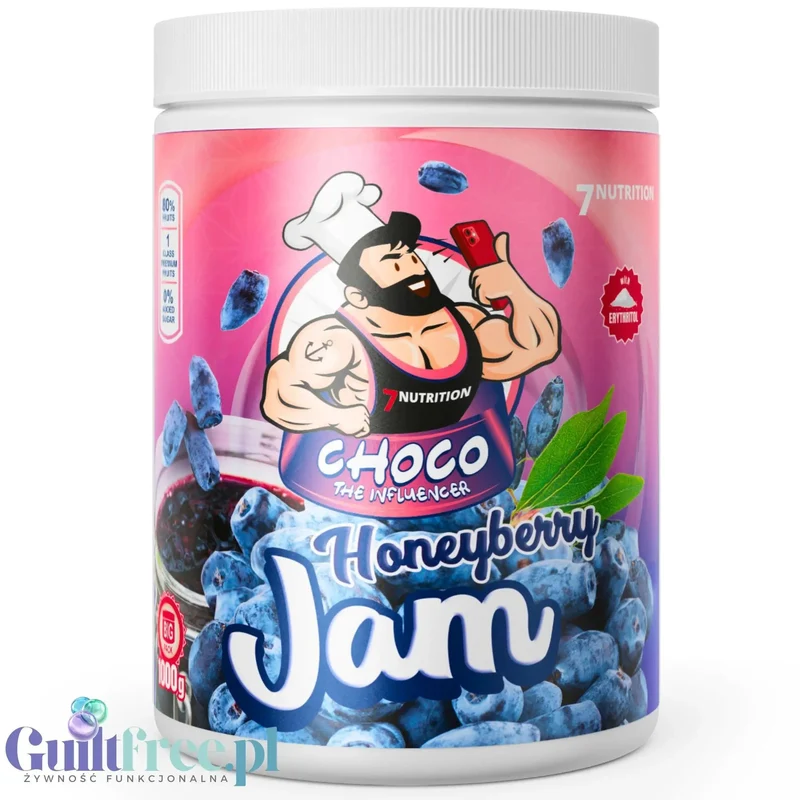 7Nutrition Honeyberry Jam - dżem frużelina z jagody kamczackiej bez dodatku cukru