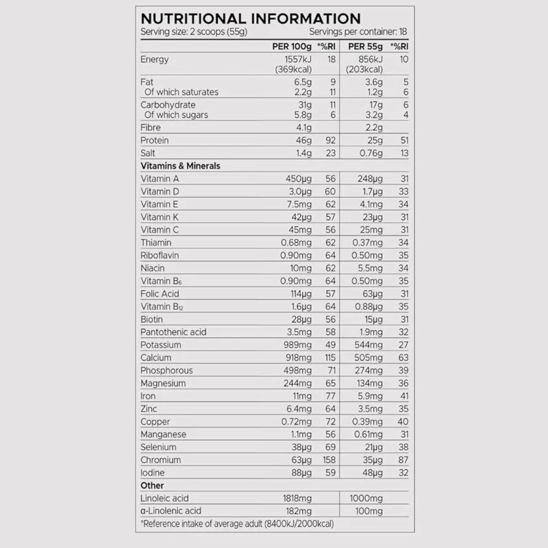 USN DietFuel Ultra Lean Meal Replacement Strawberry 1kg - koktajl białkowy, substytut posiłku, smak Truskawka