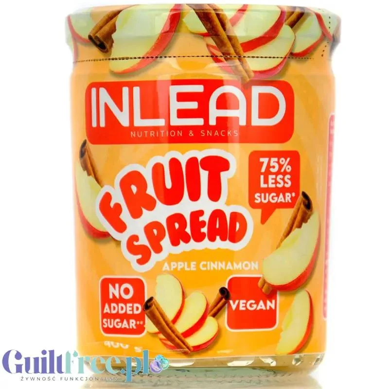 Inlead Fruit Spread Apple Cinnamon - dżem frużelina jabłkowa z cynamonem tylko 47kcal