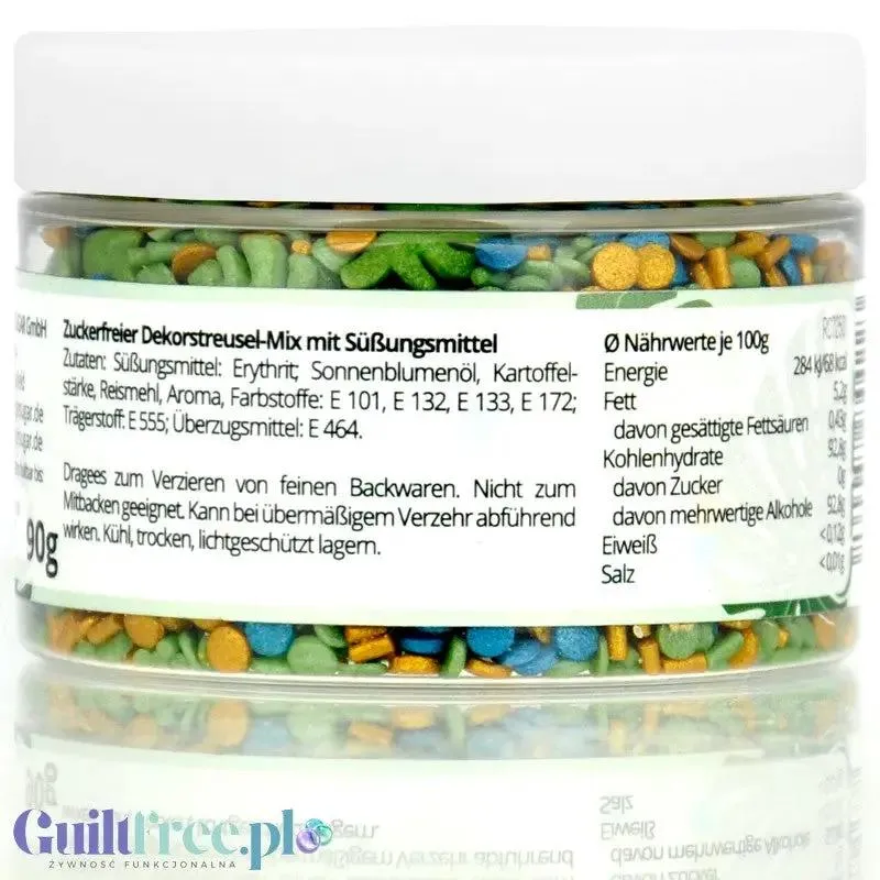 NO SUGAR SUGAR Streusel Mix Tropical Dream - posypka bez cukru z erytrolem 72kcal