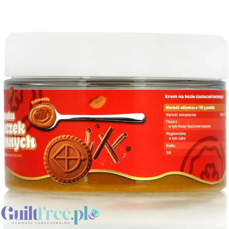 GBS Krem z ciasteczek korzennych z posypką z ciasteczek i nutą cynamonu (CHEAT MEAL)