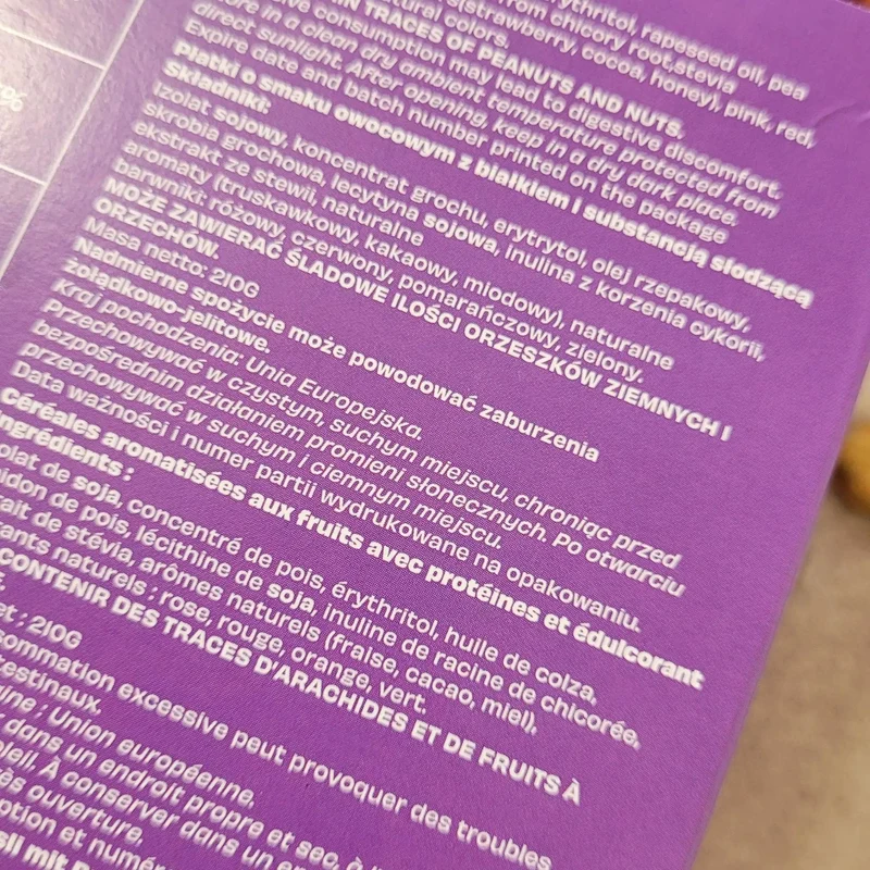 Gains Therapy Frost Rings - bezglutenowe keto płatki truskawka & miód o wysokiej zawartości białka