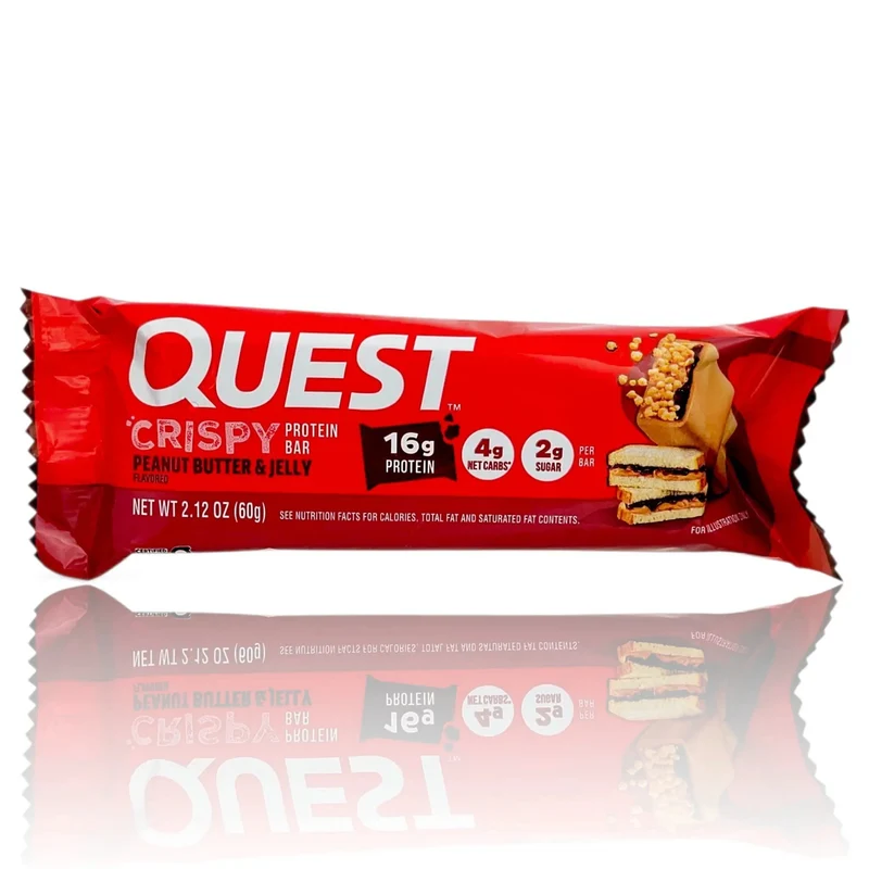 Quest Hero Crispy Protein Bar Peanut Butter & Jelly