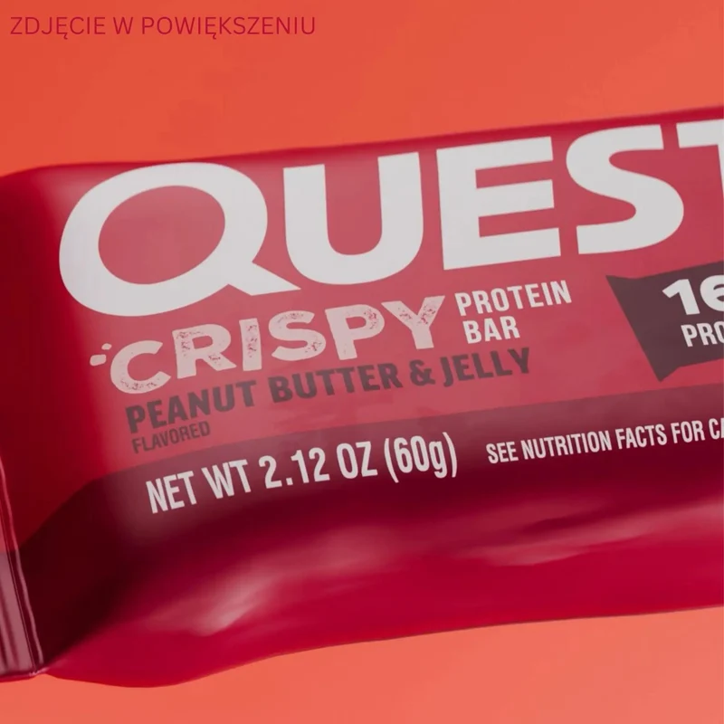 Quest Hero Crispy Protein Bar Peanut Butter & Jelly
