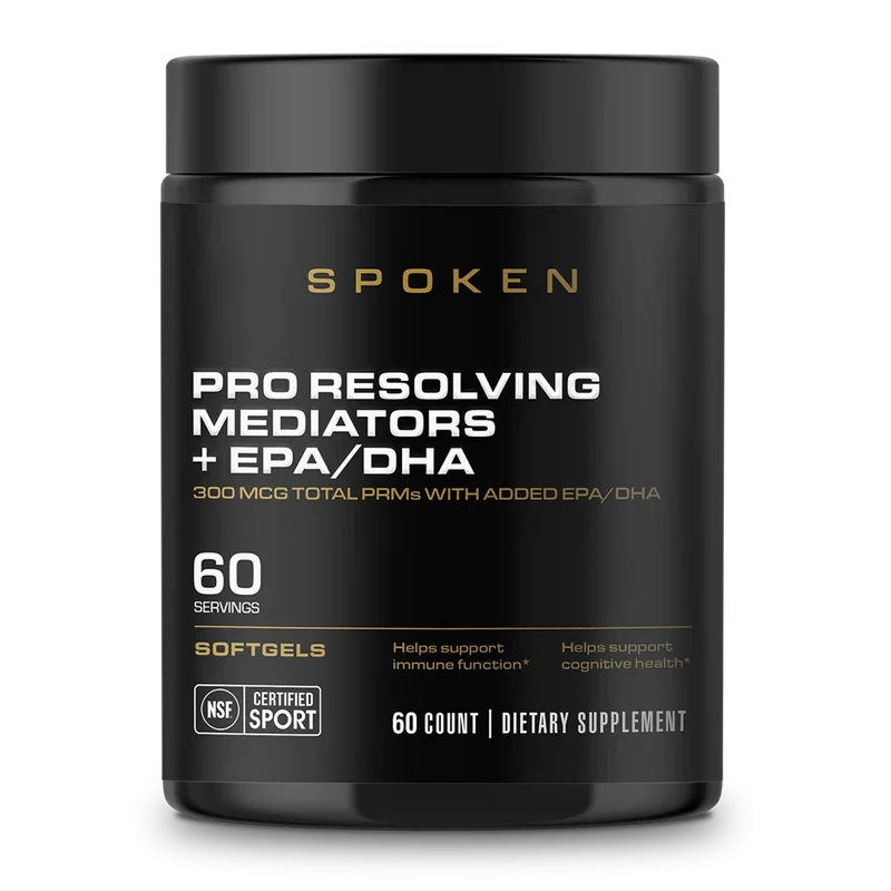 Spoken Pro Resolving Mediators + EPA/DHA