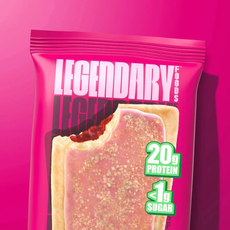 Legendary Foods Tasty Pastry Cherry Crumble - nadziewane ciacho na ciepło bez cukru, jak Pop Tarts