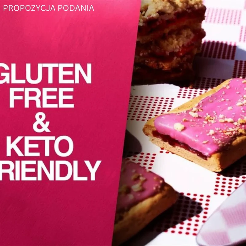 Legendary Foods Tasty Pastry Cherry Crumble - nadziewane ciacho na ciepło bez cukru, jak Pop Tarts