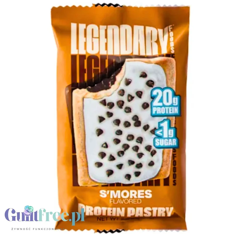Legendary Foods Tasty Pastry S'mores - nadziewane ciacho na ciepło bez cukru, jak Pop Tarts