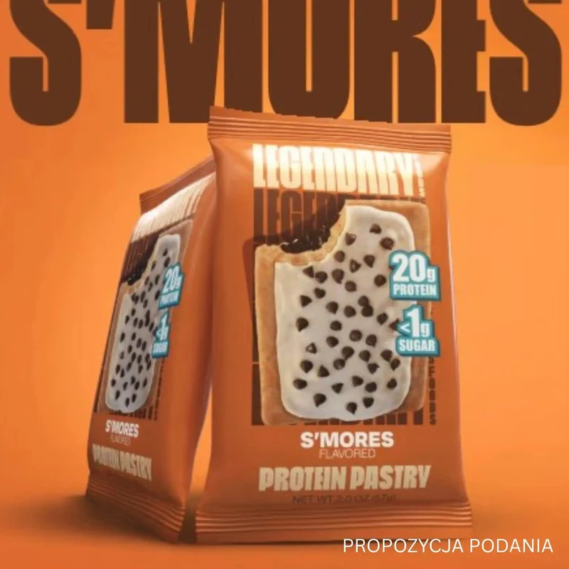 Legendary Foods Tasty Pastry S'mores - nadziewane ciacho na ciepło bez cukru, jak Pop Tarts