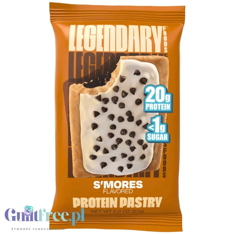 Legendary Foods Tasty Pastry S'mores - nadziewane ciacho na ciepło bez cukru, jak Pop Tarts