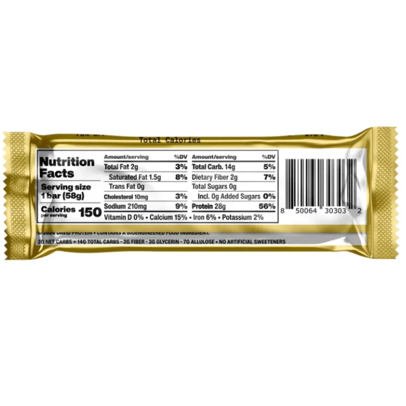 David Protein Bar Fudge Brownie 62g