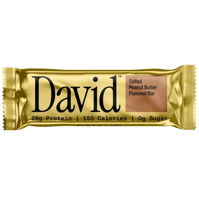 David Protein Bar Salted Peanut Butter 62g