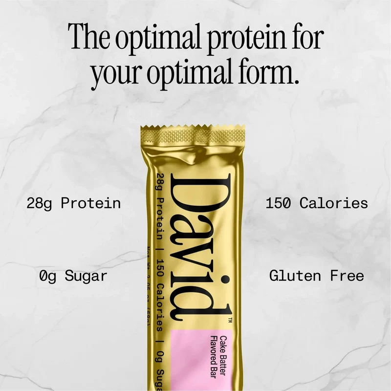 David Protein Bar Cake Batter 62g