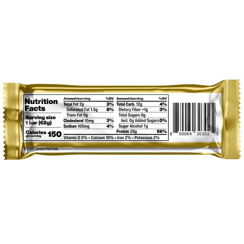 David Protein Bar Blueberry Pie 62g