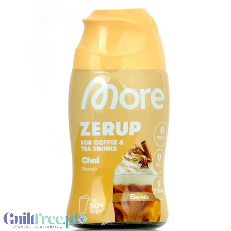 More Nutrition Zerup Chai - skoncentrowany syrop do kawy i herbaty bez cukru i kalorii