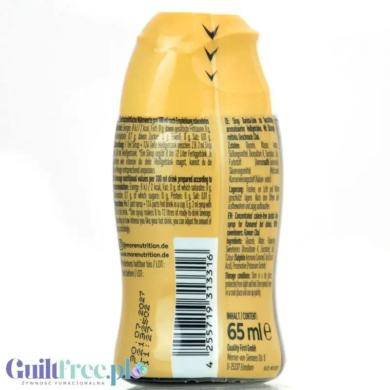 More Nutrition Zerup Chai - skoncentrowany syrop do kawy i herbaty bez cukru i kalorii