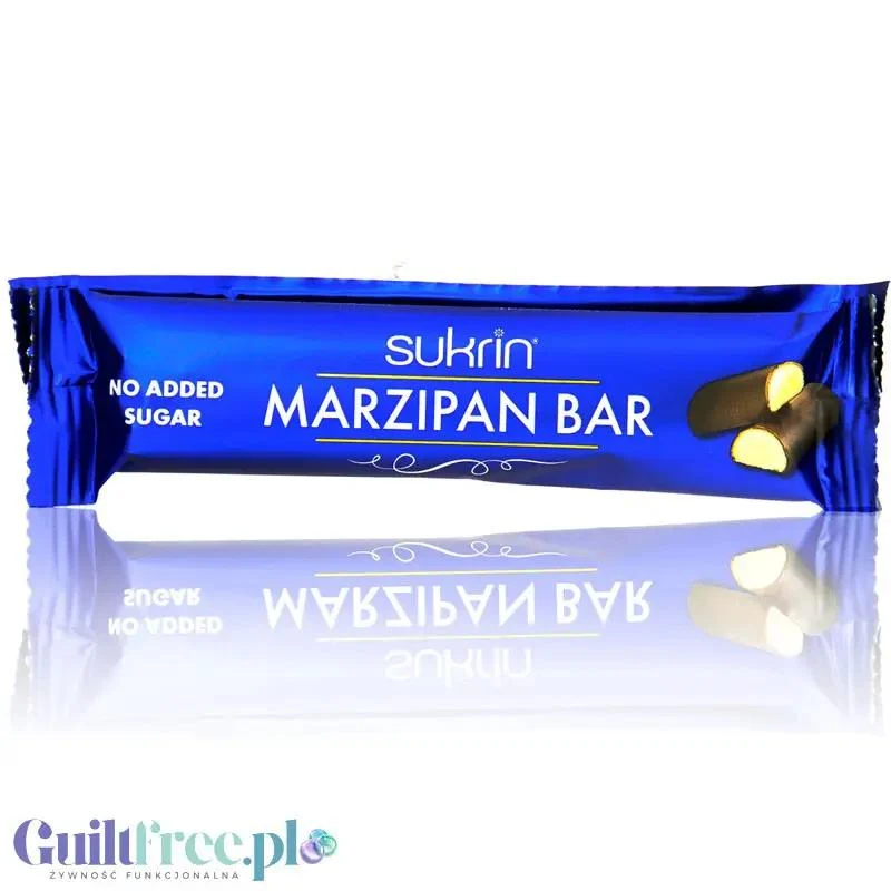 Sukrin Marzipan 38g - marcepan bez cukru ze stewią i erytrolem, 5g węglowodanów netto