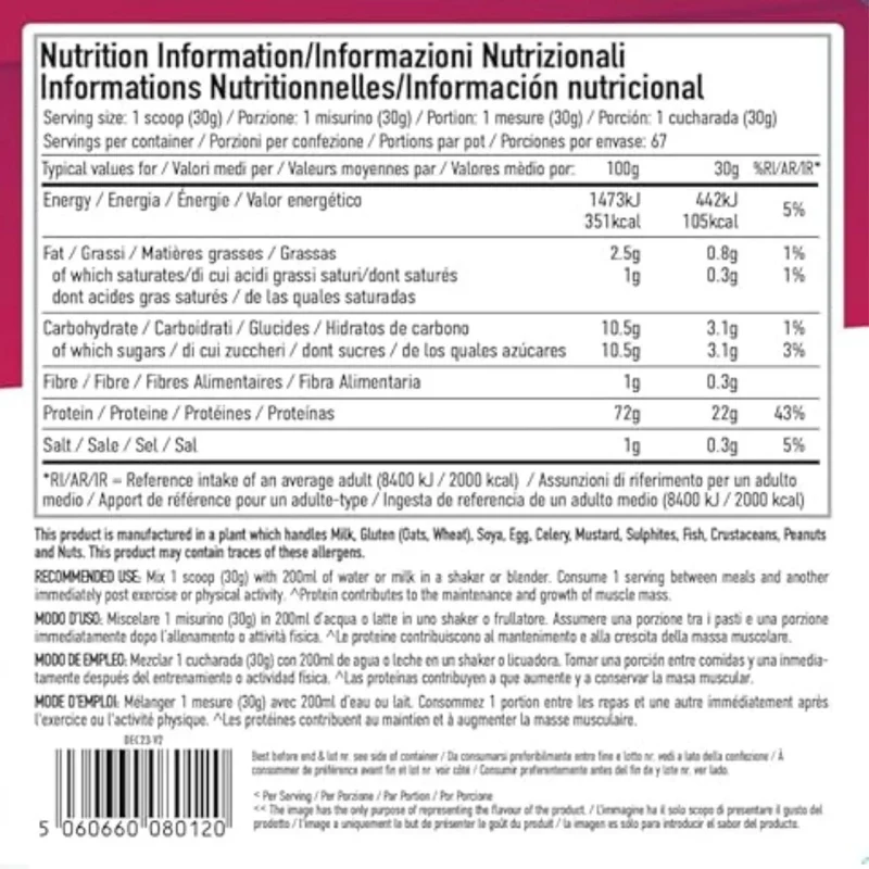 Per4m Whey Advanced Protein Raspberry White Chocolate 2k - gęsta odżywka białkowa WPC, WPI & MPC