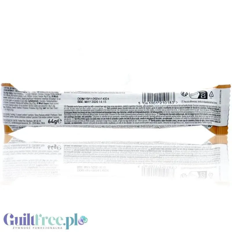 Phd Smart Bar Salted Caramel - baton proteinowy bez cukru z solonym karmelem, czekoladą