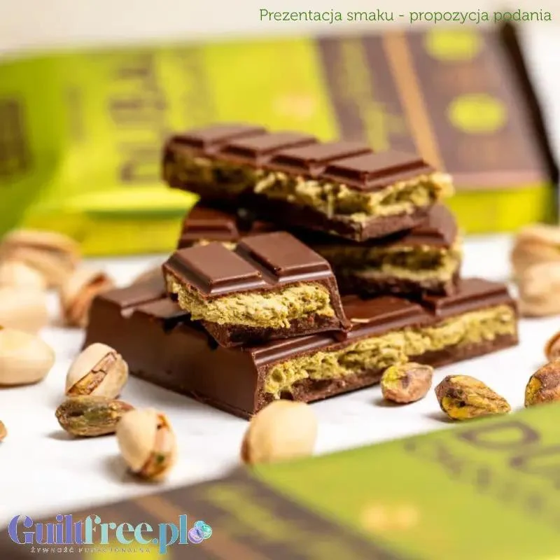 BeKeto Low-Carb Dubai Chocolate - czekolada dubajska bez cukru z erytrolem i stewią
