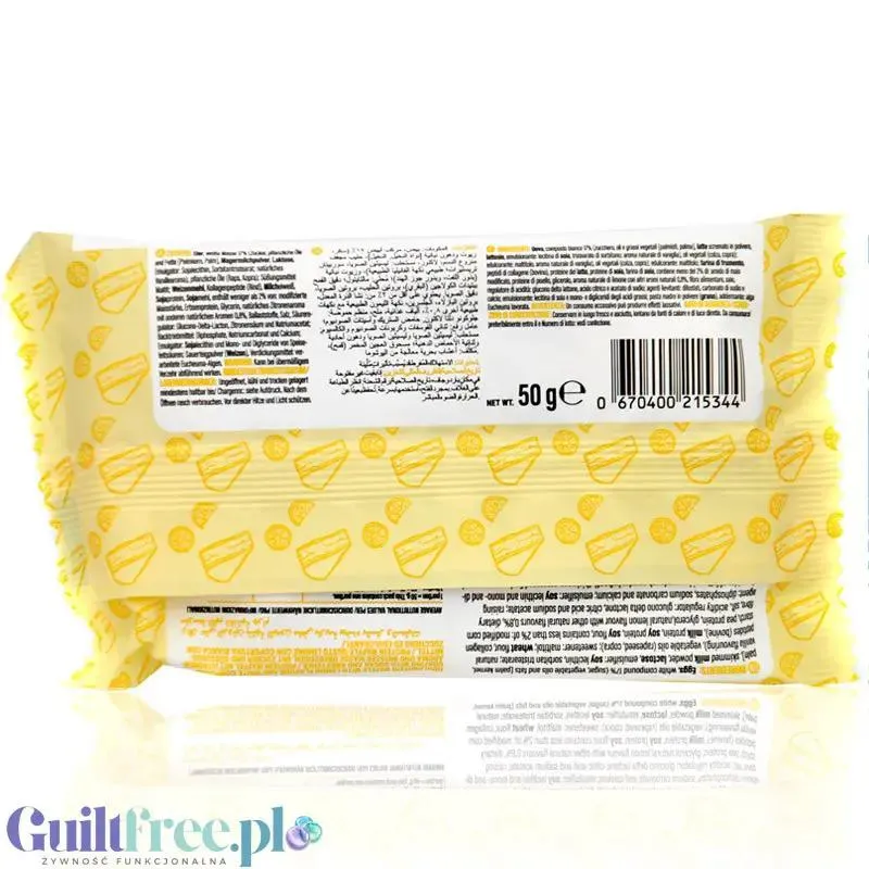 Go Fitness Protein Waffle Lemon - cytrynowy gofr proteinowy 12g białka & 205kcal