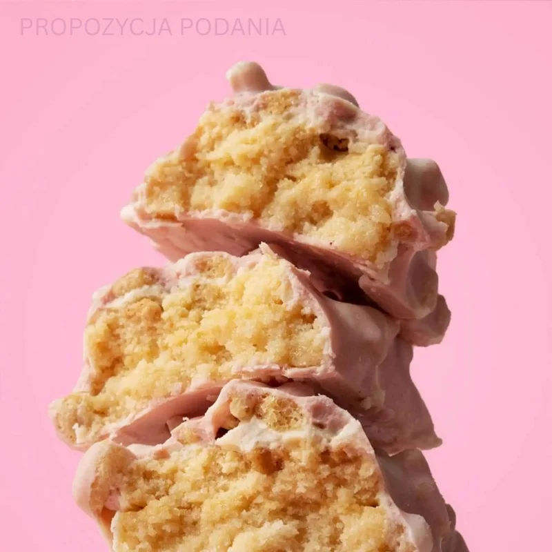 Fit Crunch Strawberry Strudel - wypiekany baton białkowy z WPI o smaku ciasta francuskiego z nadzieniem truskawkowym
