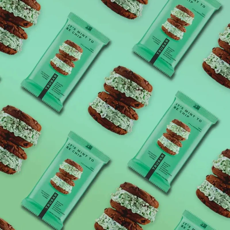 TRUBAR It's Mint to Be Chip - wegański baton proteinowy bez soi, glutenu i słodzików