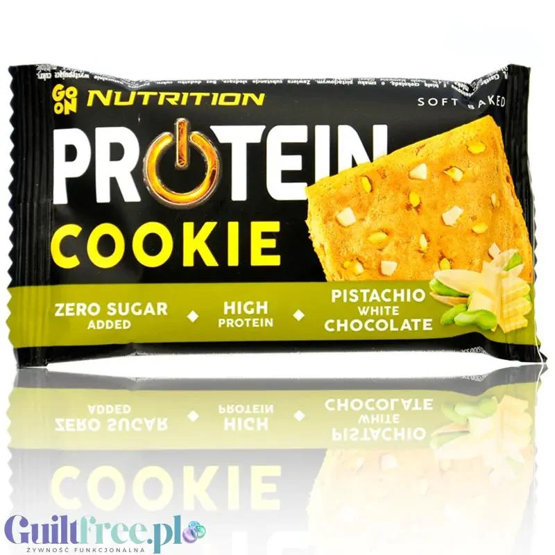 Sante GoOn Protein Cookie Pistachio White Chocolate - miękkie ciastko białkowe o smaku pistacji i białej czekolady