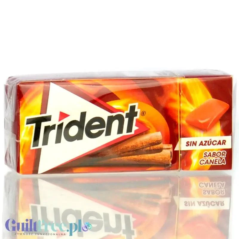 Trident Chicle Canela sin azúcar - cynamonowa guma do żucia bez cukru