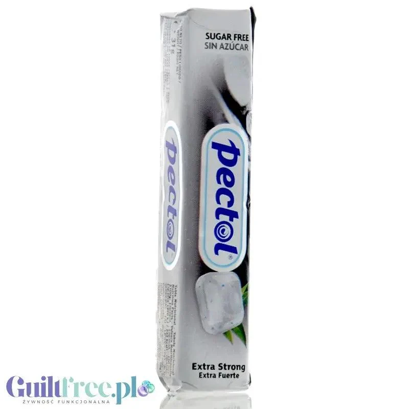 Pectol Extra Strong - cukierki mocno mentolowe bez cukru