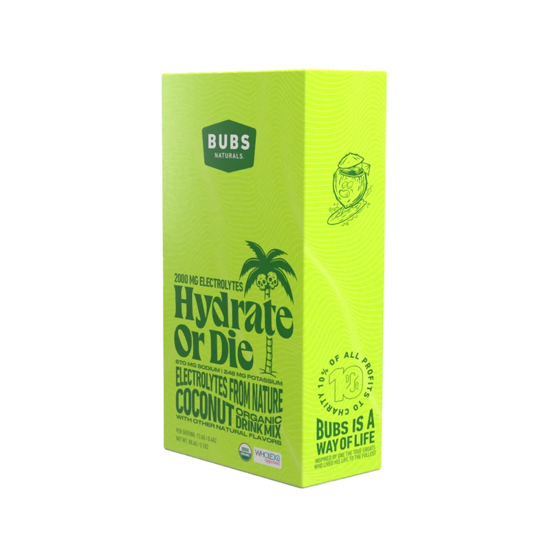BUBS Naturals Hydrate or Die Electrolytes