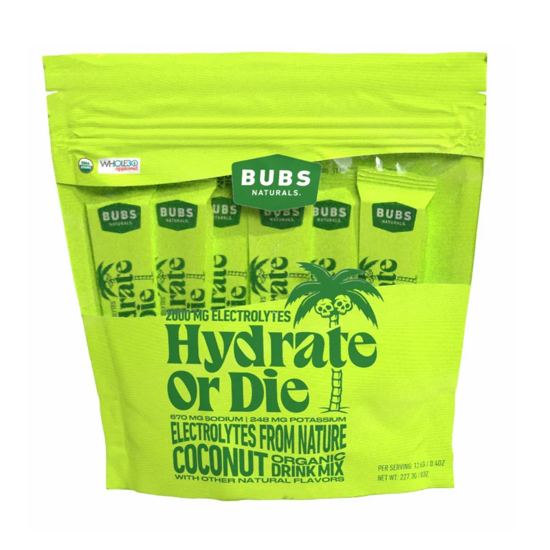 BUBS Naturals Hydrate or Die Electrolytes
