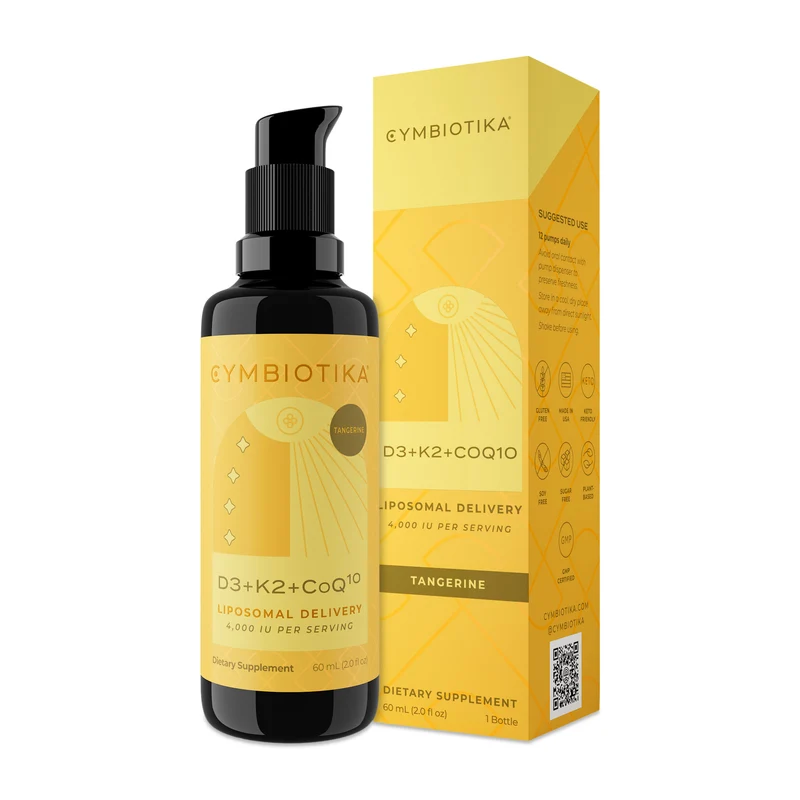 Cymbiotika Liposomal Vitamin D3 + K2+ CoQ10