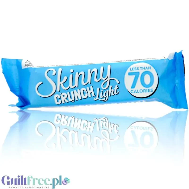 Skinny Crunch Light Salted Caramel - chrupiący batonik 62kcal, zbożowy batonik o smaku słonego karmelu