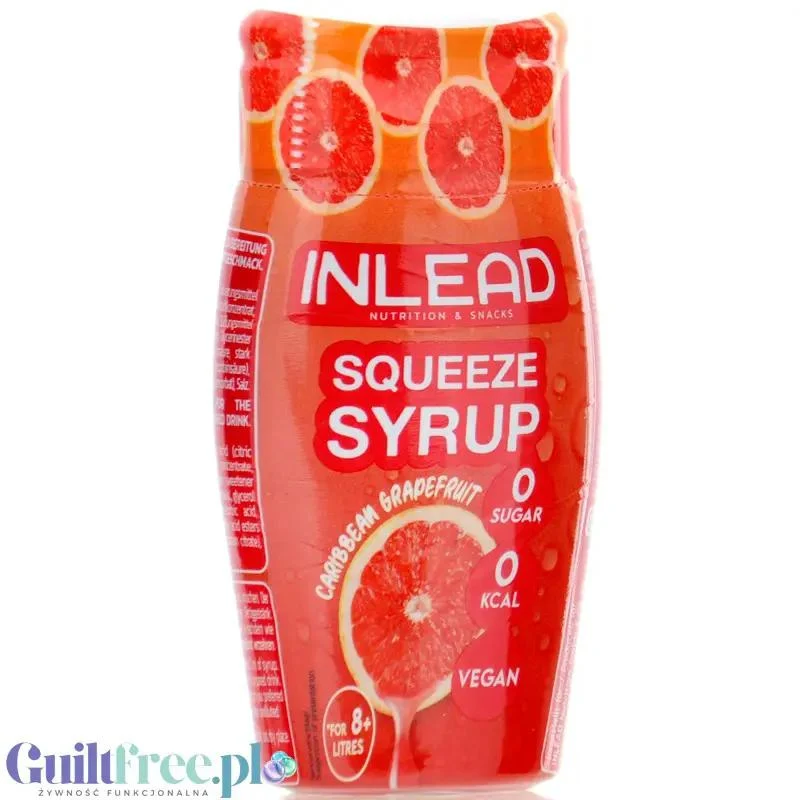 Inlead Squeeze Syrup Caribbean Grapefruit - skoncentrowany syrop do wody bez cukru i kalorii na 8L