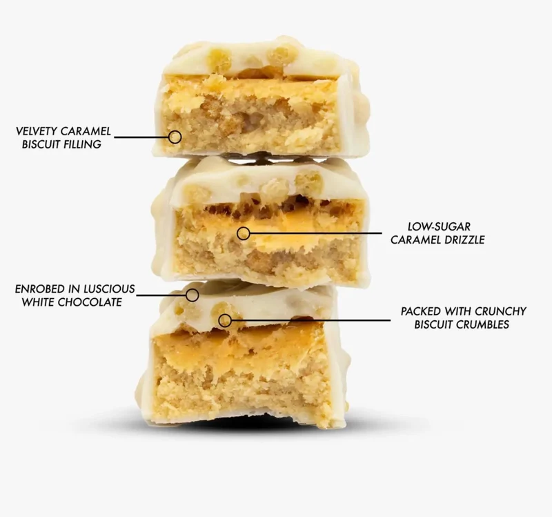 Per4m Protein Bar Caramel Biscuit - baton białkowy 20g białka, smak karmelizowane ciasteczko & biała czekolada