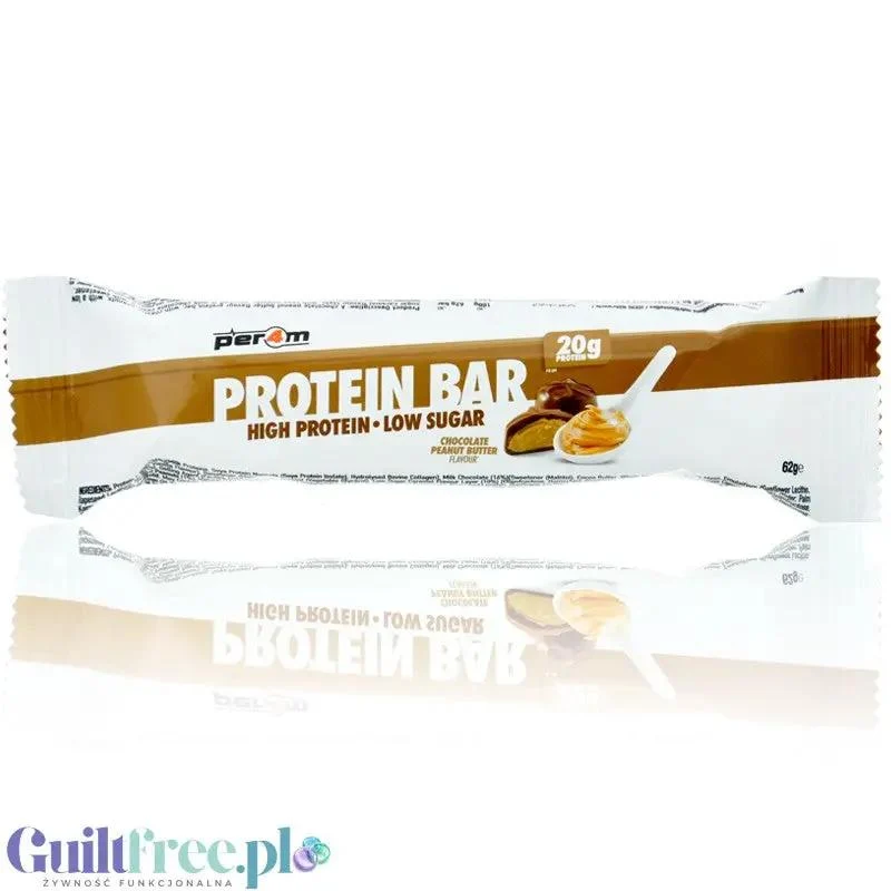 Per4m Protein Bar Chocolate Peanut Butter - baton 20g białka z karmelem, masłem orzechowym i czekoladą