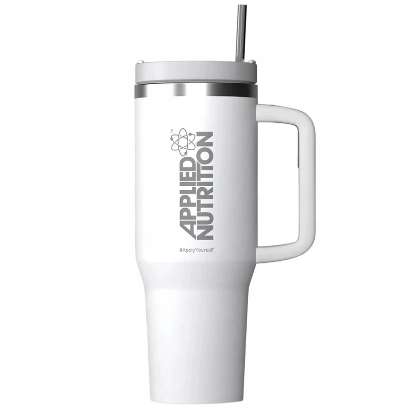 Applied Nutrition Cooler Cup 1200ml White - kubek termiczny ze stali nierdzewnej Stanley