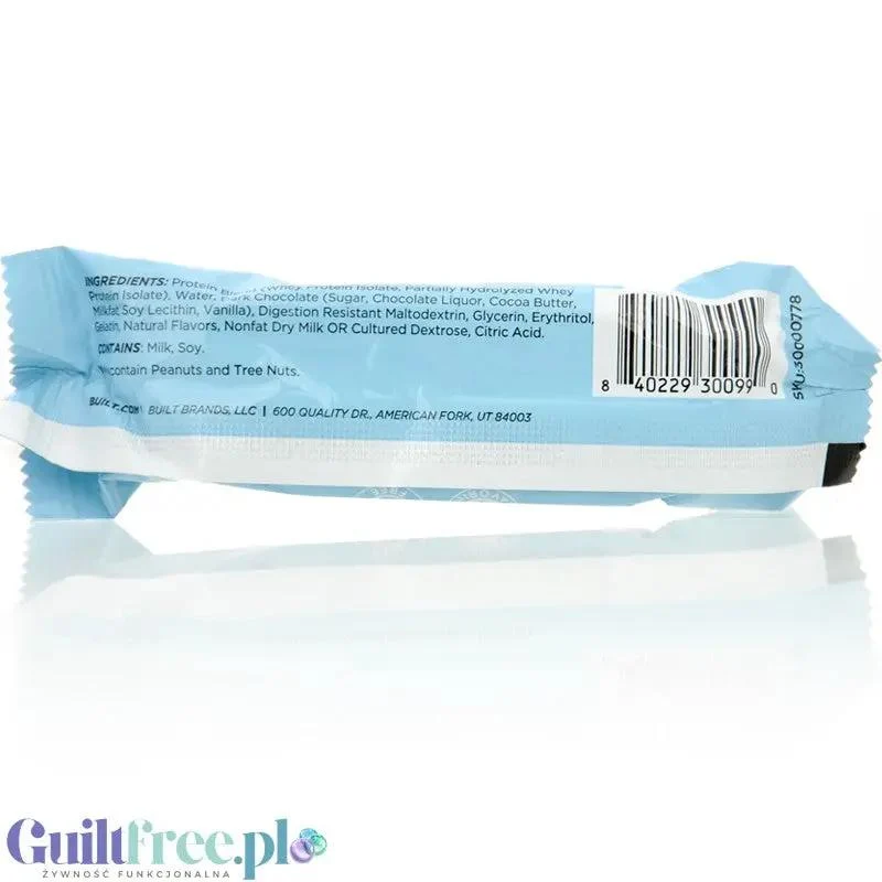 Built Bar Coconut - 17g białka & 130kcal, niskokaloryczny baton białkowy kokosowy