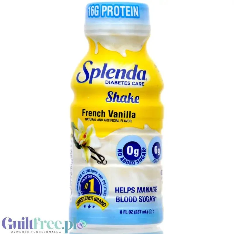 Splenda Shake French Vanilla - gotowy koktajl 16g białka w 170kcal, bez cukru